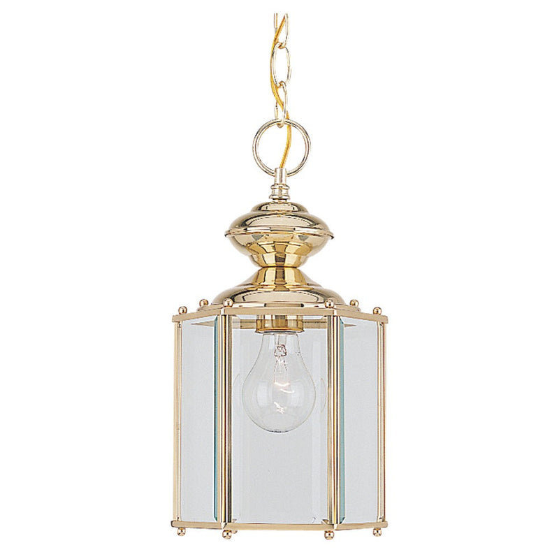 One Light Outdoor Semi-Flush Convertible Pendant<br /><span style="color:#4AB0CE;">Entrega: 4-10 dias en USA</span><br /><span style="color:#4AB0CE;font-size:60%;">PREGUNTE POR ENTREGA EN PANAMA</span><br />Collection: Classico<br />Finish: Polished Brass