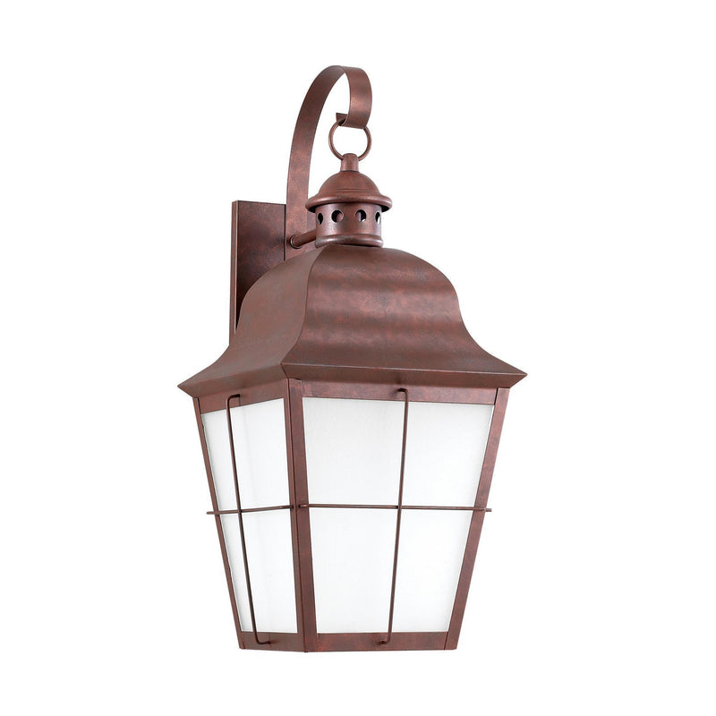 Generation Lighting - 8463D-44 - One Light Outdoor Wall Lantern - Chatham - Weathered Copper