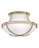 Hinkley - 44491HB - LED Flush Mount - Saddler - Heritage Brass