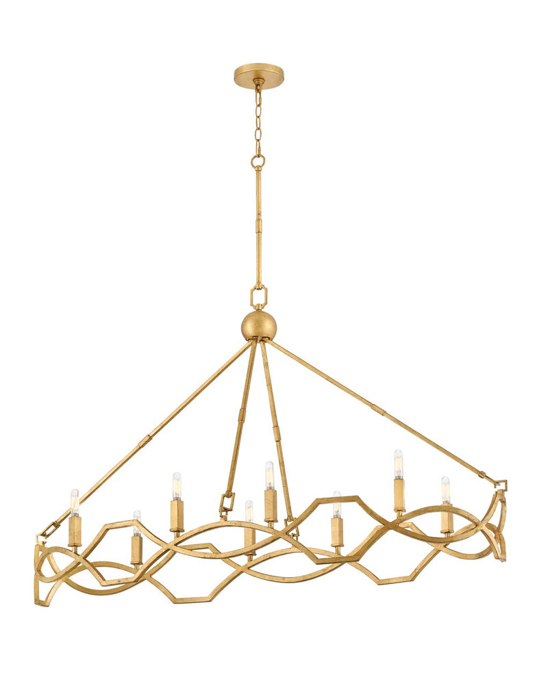 Hinkley - 45785DA - LED Chandelier - Leona - Distressed Brass