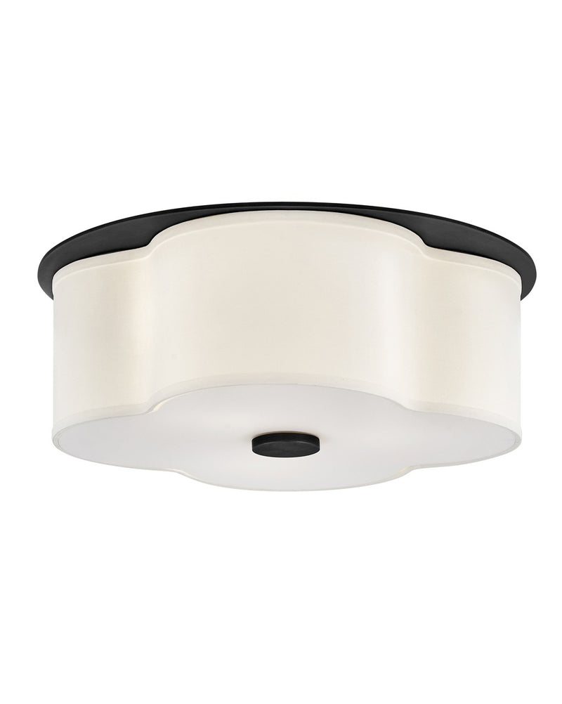 Hinkley - 46443BK - LED Flush Mount - Delaney - Black