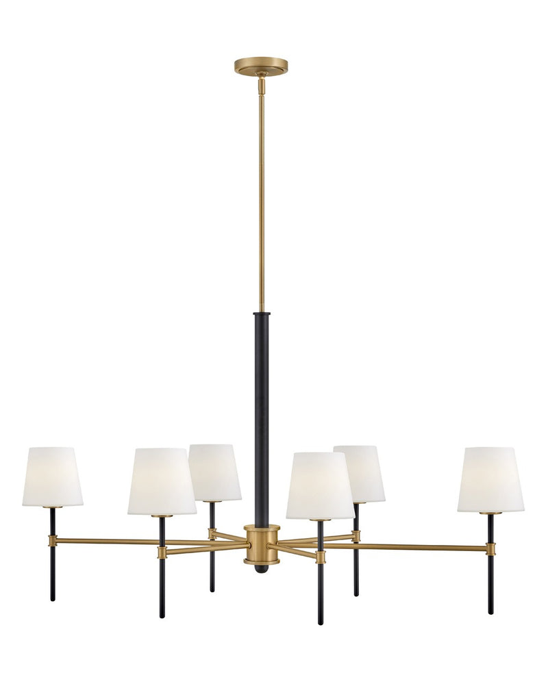 Hinkley - 46955BK-LCB - LED Pendant - Saunders - Black