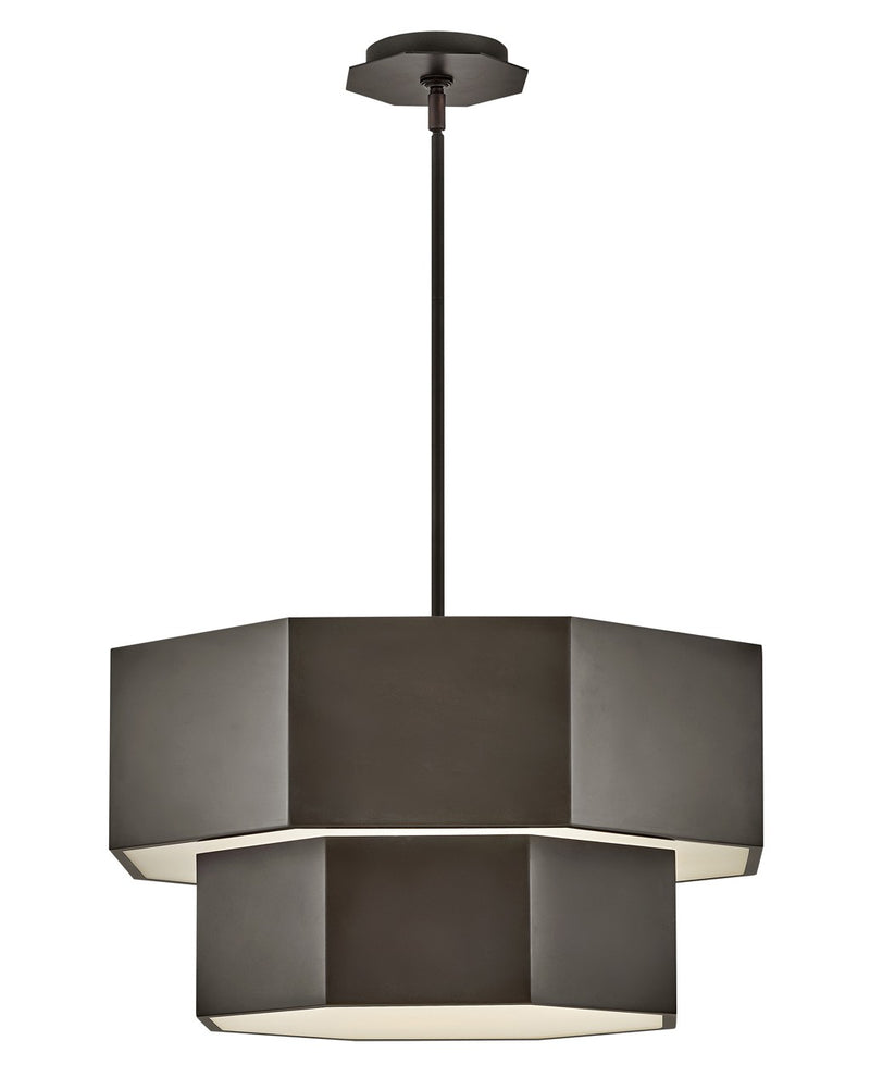 Hinkley - 46994BX - LED Chandelier - Facet - Black Oxide