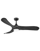 Hinkley - 903856FBB-LDD - 56"Ceiling Fan - Swell Illuminated - Matte Black