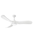 Hinkley - 903856FWW-LDD - 56"Ceiling Fan - Swell Illuminated - Matte White