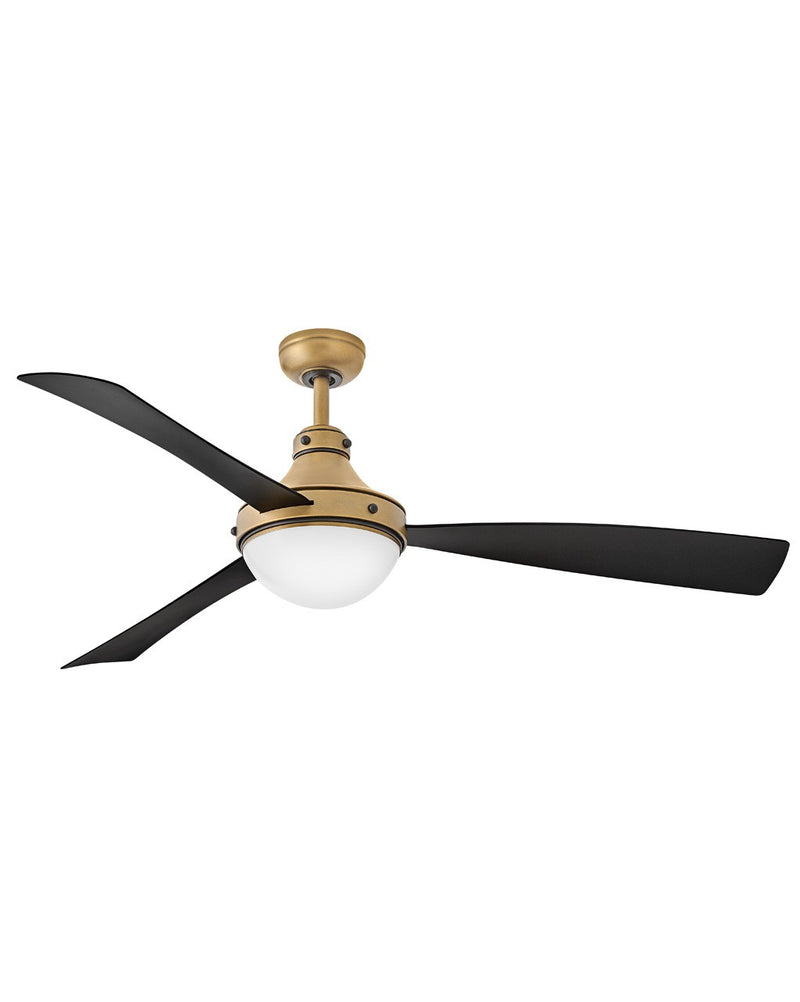 Hinkley - 905962FHB-LWD - 62" LED Smart Fan - Oliver - Heritage Brass