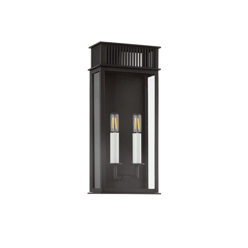 Troy Lighting - B6018-TBK - Two Light Outdoor Wall Sconce - Gridley - Textured Black