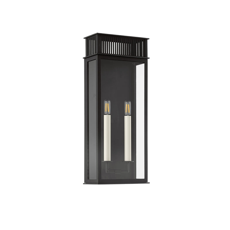 Troy Lighting - B6022-TBK - Two Light Outdoor Wall Sconce - Gridley - Textured Black