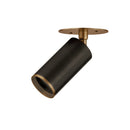 Troy Lighting - C1305-PBR/BRZ - One Light Flush Mount - Caleb - Patina Brass