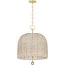 Troy Lighting - F1620-VGL - Four Light Pendant - Lonnie - Vintage Gold Leaf