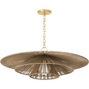 Troy Lighting - F1736-VGL - One Light Pendant - Levan - Vintage Gold Leaf