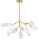 Troy Lighting - F2134-VGL - Nine Light Chandelier - Aldean - Vintage Gold Leaf