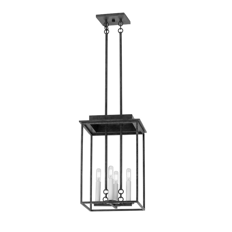 Four Light Lantern<br /><span style="color:#4AB0CE;">Entrega: 4-10 dias en USA</span><br /><span style="color:#4AB0CE;font-size:60%;">PREGUNTE POR ENTREGA EN PANAMA</span><br />Collection: Hart<br />Finish: French Iron