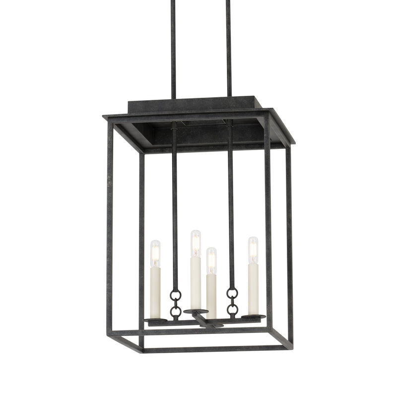 Troy Lighting - F3116-FRN - Four Light Lantern - Hart - French Iron