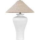 Troy Lighting - PTL1029-PBR/CLW - Two Light Table Lamp - Pezante - Patina Brass/Ceramic Loft White