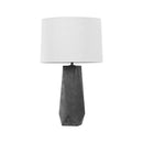 Troy Lighting - PTL1129-PBR/CHB - One Light Table Lamp - Coronado - Patina Brass/Ceramic Ash Black