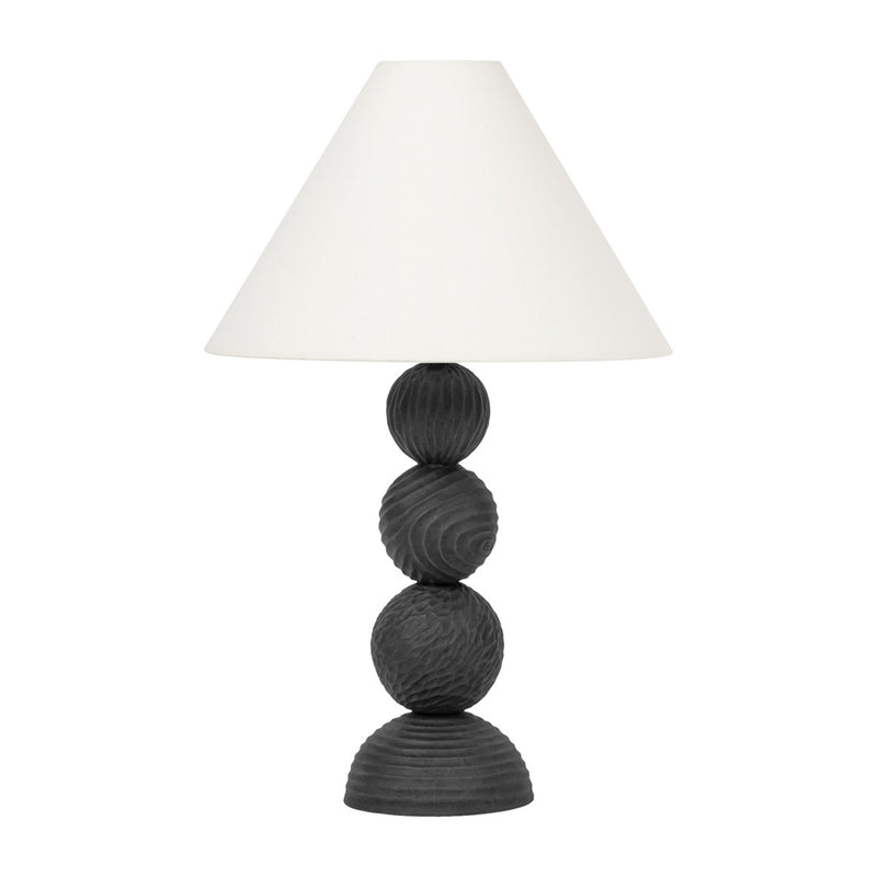 Troy Lighting - PTL1530-FOR/CBF - One Light Table Lamp - Miela - Forged Iron/Ceramic Black Motif