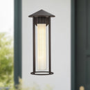 Alora - EW526318BZGO - One Light Exterior Wall Mount - Tenko - Bronze/Glossy Opal Glass