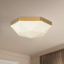 Alora - FM424512BGOP - Two Light Flush Mount - Krysta - Brushed Gold/Opal Glass