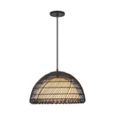 One Light Pendant<br /><span style="color:#4AB0CE;">Entrega: 4-10 dias en USA</span><br /><span style="color:#4AB0CE;font-size:60%;">PREGUNTE POR ENTREGA EN PANAMA</span><br />Collection: Bondi<br />Finish: Matte Black/Opal