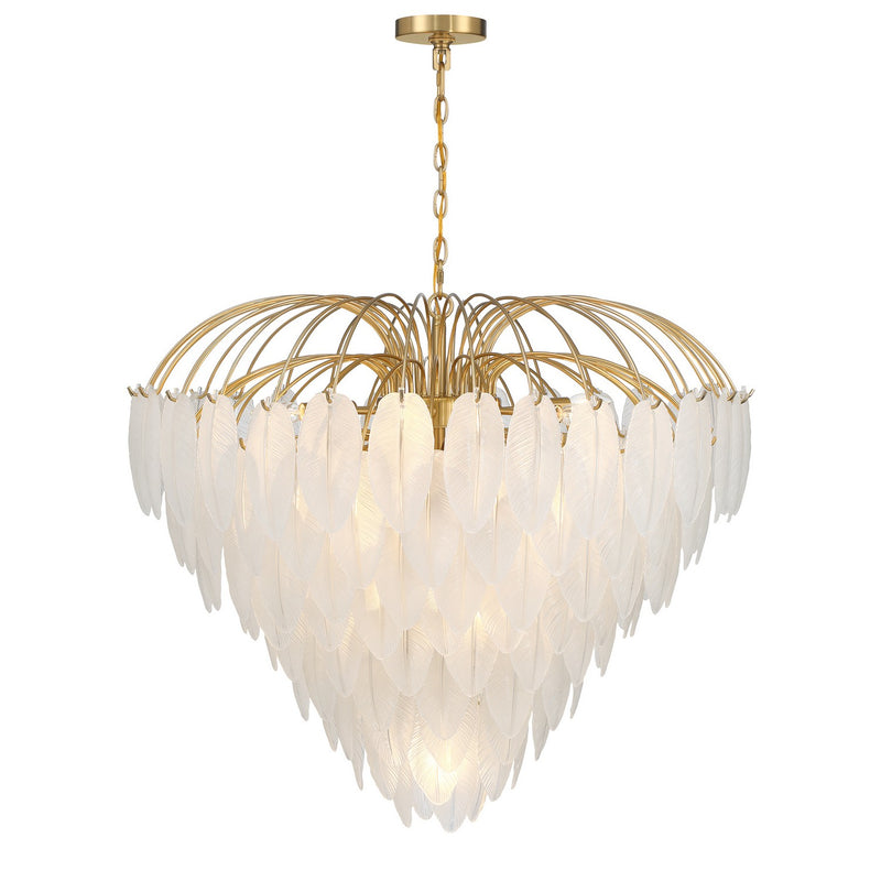 15 Light Chandelier<br /><span style="color:#4AB0CE;">Entrega: 4-10 dias en USA</span><br /><span style="color:#4AB0CE;font-size:60%;">PREGUNTE POR ENTREGA EN PANAMA</span><br />Collection: Boa<br />Finish: Warm Brass