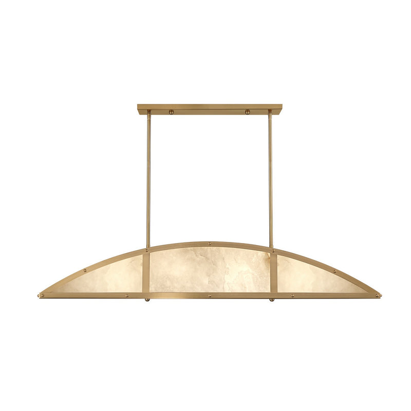 Four Light Linear Chandelier<br /><span style="color:#4AB0CE;">Entrega: 4-10 dias en USA</span><br /><span style="color:#4AB0CE;font-size:60%;">PREGUNTE POR ENTREGA EN PANAMA</span><br />Collection: Legacy<br />Finish: Warm Brass