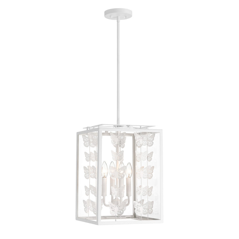 Four Light Pendant<br /><span style="color:#4AB0CE;">Entrega: 4-10 dias en USA</span><br /><span style="color:#4AB0CE;font-size:60%;">PREGUNTE POR ENTREGA EN PANAMA</span><br />Collection: Birch<br />Finish: Bisque White