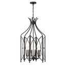Six Light Pendant<br /><span style="color:#4AB0CE;">Entrega: 4-10 dias en USA</span><br /><span style="color:#4AB0CE;font-size:60%;">PREGUNTE POR ENTREGA EN PANAMA</span><br />Collection: Enclave<br />Finish: Black Tourmaline