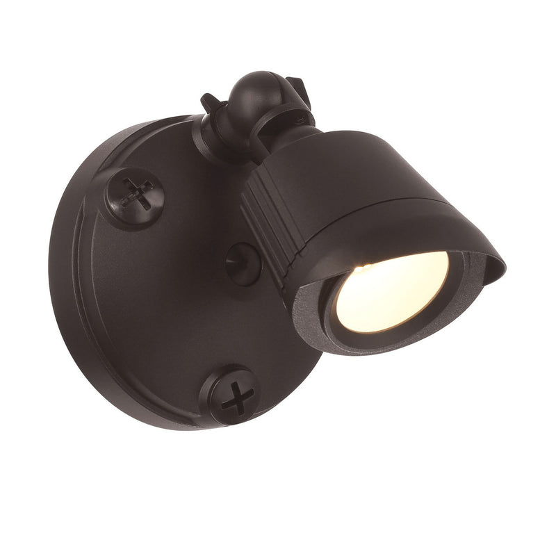 LED Single Flood Light<br /><span style="color:#4AB0CE;">Entrega: 4-10 dias en USA</span><br /><span style="color:#4AB0CE;font-size:60%;">PREGUNTE POR ENTREGA EN PANAMA</span><br />Finish: Bronze