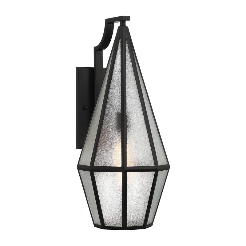 One Light Outdoor Wall Lantern<br /><span style="color:#4AB0CE;">Entrega: 4-10 dias en USA</span><br /><span style="color:#4AB0CE;font-size:60%;">PREGUNTE POR ENTREGA EN PANAMA</span><br />Collection: Peninsula<br />Finish: Matte Black