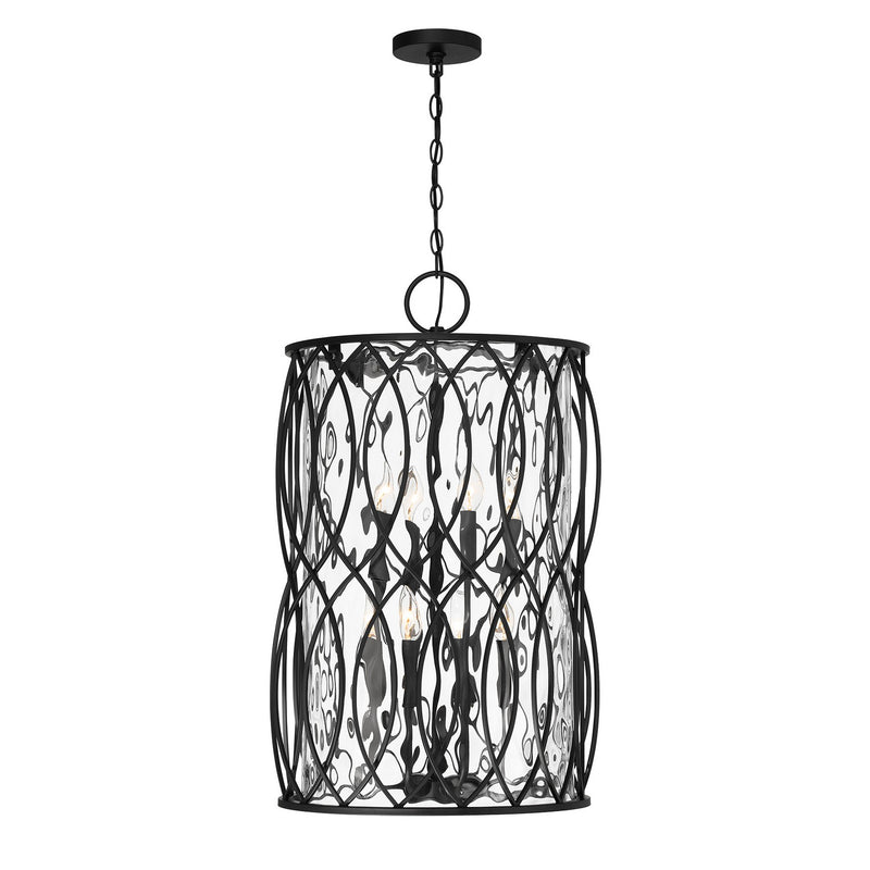 Eight Light Pendant<br /><span style="color:#4AB0CE;">Entrega: 4-10 dias en USA</span><br /><span style="color:#4AB0CE;font-size:60%;">PREGUNTE POR ENTREGA EN PANAMA</span><br />Collection: Snowden<br />Finish: Matte Black