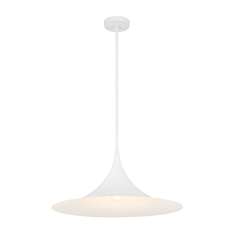 One Light Pendant<br /><span style="color:#4AB0CE;">Entrega: 4-10 dias en USA</span><br /><span style="color:#4AB0CE;font-size:60%;">PREGUNTE POR ENTREGA EN PANAMA</span><br />Collection: Bowdin<br />Finish: Bisque White