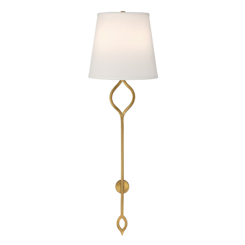 Two Light Wall Sconce<br /><span style="color:#4AB0CE;">Entrega: 1-2 semanas en USA</span><br /><span style="color:#4AB0CE;font-size:60%;">PREGUNTE POR ENTREGA EN PANAMA</span><br />Collection: Roxbury<br />Finish: Warm Brass