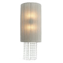 Two Light Wall Sconce<br /><span style="color:#4AB0CE;">Entrega: 4-10 dias en USA</span><br /><span style="color:#4AB0CE;font-size:60%;">PREGUNTE POR ENTREGA EN PANAMA</span><br />Collection: Crystal Reign<br />Finish: Polished Nickel