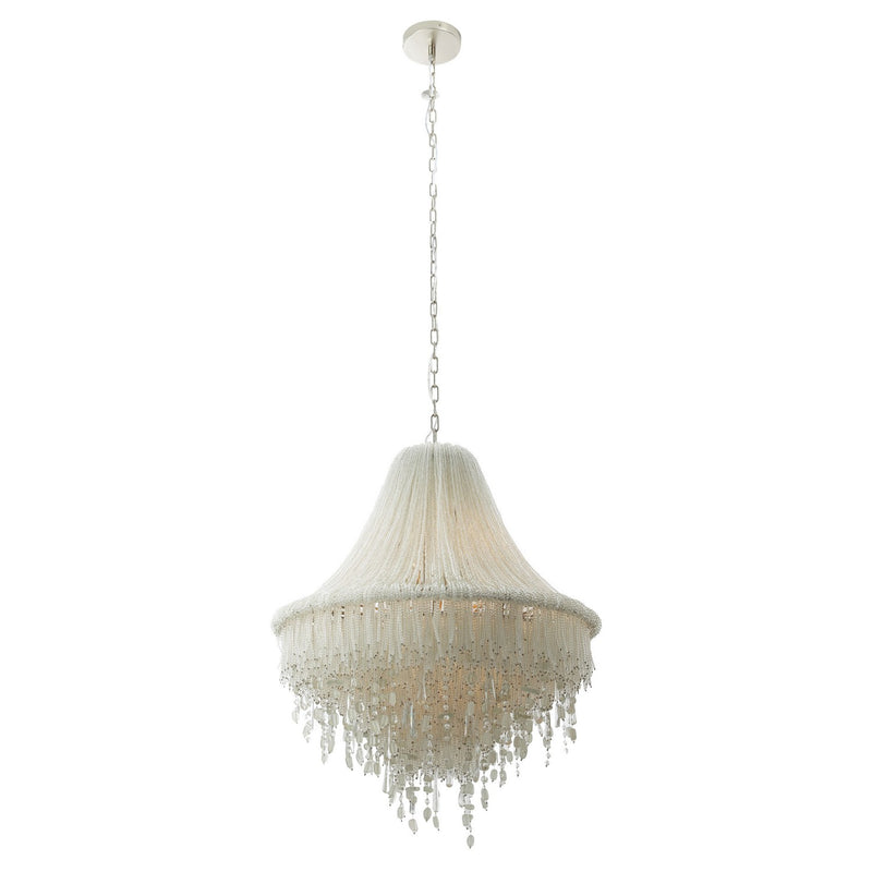 Seven Light Pendant<br /><span style="color:#4AB0CE;">Entrega: 4-10 dias en USA</span><br /><span style="color:#4AB0CE;font-size:60%;">PREGUNTE POR ENTREGA EN PANAMA</span><br />Collection: Crystal Reign<br />Finish: Polished Nickel