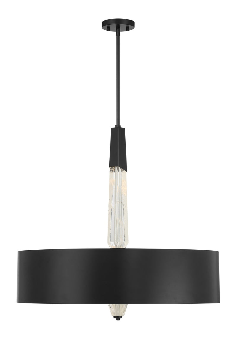 Five Light Pendant<br /><span style="color:#4AB0CE;">Entrega: 4-10 dias en USA</span><br /><span style="color:#4AB0CE;font-size:60%;">PREGUNTE POR ENTREGA EN PANAMA</span><br />Collection: Drifting Droplets<br />Finish: Coal