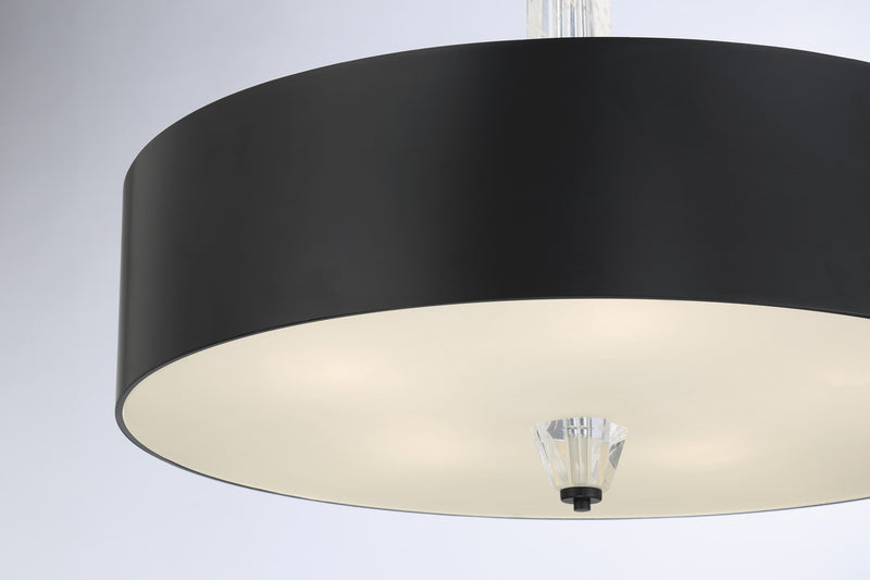 LED Pendant<br /><span style="color:#4AB0CE;">Entrega: 4-10 dias en USA</span><br /><span style="color:#4AB0CE;font-size:60%;">PREGUNTE POR ENTREGA EN PANAMA</span><br />Collection: Drifting Droplets<br />Finish: Coal Black