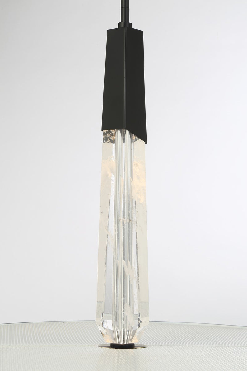 LED Pendant<br /><span style="color:#4AB0CE;">Entrega: 4-10 dias en USA</span><br /><span style="color:#4AB0CE;font-size:60%;">PREGUNTE POR ENTREGA EN PANAMA</span><br />Collection: Drifting Droplets<br />Finish: Coal Black