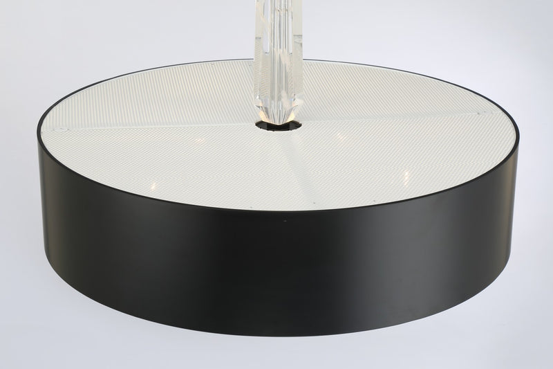 George Kovacs - P1285-66A-L - LED Pendant - Drifting Droplets - Coal Black