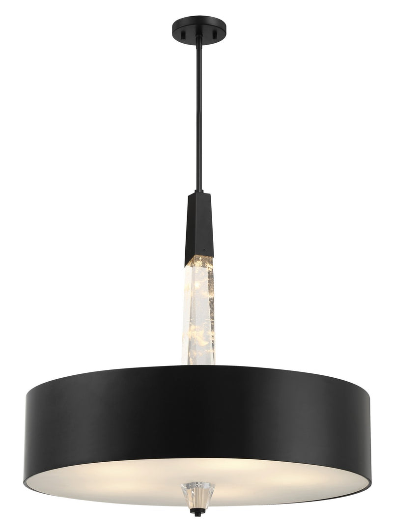 LED Pendant<br /><span style="color:#4AB0CE;">Entrega: 4-10 dias en USA</span><br /><span style="color:#4AB0CE;font-size:60%;">PREGUNTE POR ENTREGA EN PANAMA</span><br />Collection: Drifting Droplets<br />Finish: Coal Black