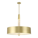LED Pendant<br /><span style="color:#4AB0CE;">Entrega: 4-10 dias en USA</span><br /><span style="color:#4AB0CE;font-size:60%;">PREGUNTE POR ENTREGA EN PANAMA</span><br />Collection: Drifting Droplets<br />Finish: Brushed Brass