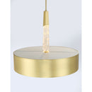 George Kovacs - P1285-859-L - LED Pendant - Drifting Droplets - Brushed Brass
