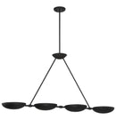 Four Light Island Pendant<br /><span style="color:#4AB0CE;">Entrega: 4-10 dias en USA</span><br /><span style="color:#4AB0CE;font-size:60%;">PREGUNTE POR ENTREGA EN PANAMA</span><br />Collection: Undertas<br />Finish: Textured Coal Black