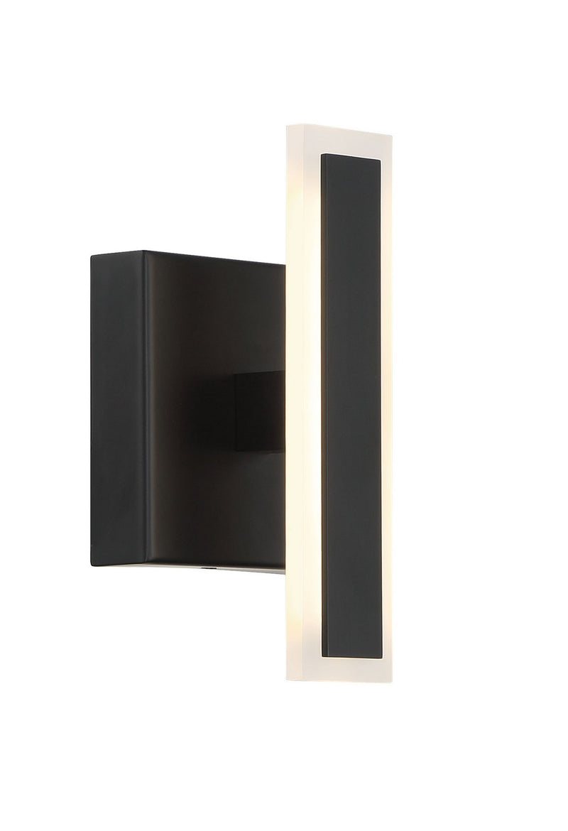 LED Wall Sconce<br /><span style="color:#4AB0CE;">Entrega: 4-10 dias en USA</span><br /><span style="color:#4AB0CE;font-size:60%;">PREGUNTE POR ENTREGA EN PANAMA</span><br />Collection: Edge<br />Finish: Coal Black