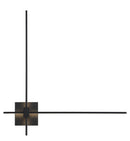 LED Wall Sconce<br /><span style="color:#4AB0CE;">Entrega: 4-10 dias en USA</span><br /><span style="color:#4AB0CE;font-size:60%;">PREGUNTE POR ENTREGA EN PANAMA</span><br />Collection: Parker<br />Finish: Coal Black
