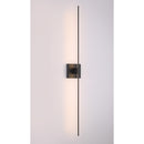 George Kovacs - P1437-66A-L - LED Wall Sconce - Park Terrace - Coal Black