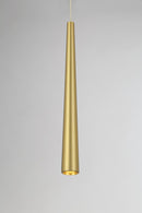 George Kovacs - P1458-695-L - LED Mini Pendant - Stretch - Soft Brass