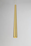 George Kovacs - P1458-695-L - LED Mini Pendant - Stretch - Soft Brass