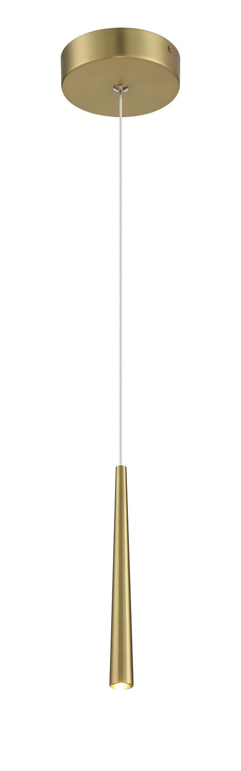 LED Mini Pendant<br /><span style="color:#4AB0CE;">Entrega: 4-10 dias en USA</span><br /><span style="color:#4AB0CE;font-size:60%;">PREGUNTE POR ENTREGA EN PANAMA</span><br />Collection: Stretch<br />Finish: Soft Brass