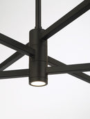 George Kovacs - P1476-66A-L - LED Chandelier - Articular - Coal Black